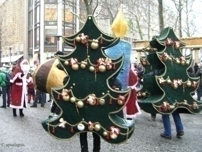 Weihnachtsparade in Hamburg